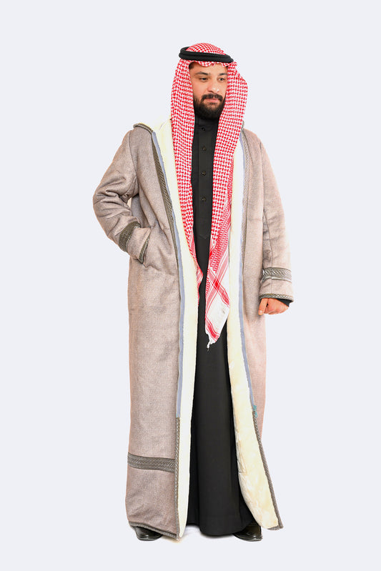 دقلة مخمل شريط حريري - رصاصي فاتح