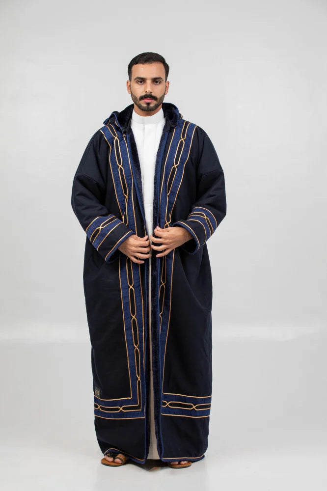 فروة عربية أزرق