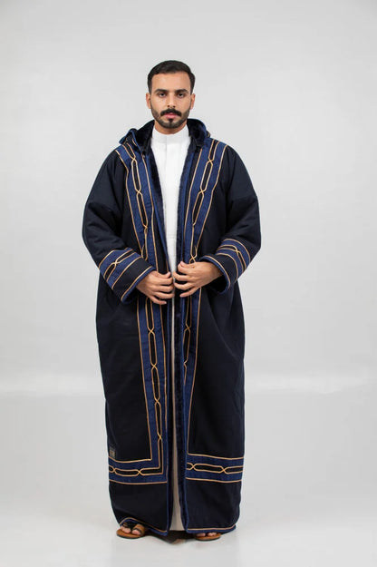 فروة عربية أزرق