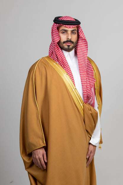 بشت ملكي زعفراني