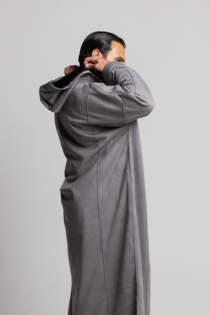 ثوب مغربي رصاصي
