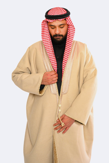 فروة ووبر اكريليك سادة - بيج