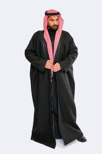 فروة ووبر اكريليك سادة - اسود