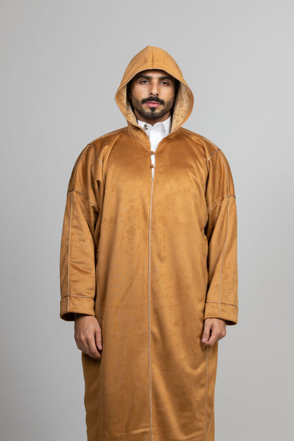 ثوب مغربي زعفراني